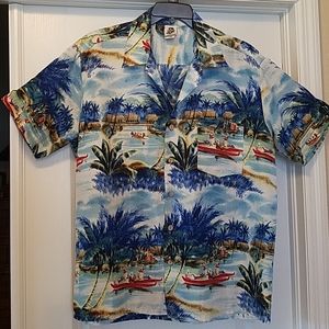 KENNINGTON LTD Hawaiian Shirt Men's Size XL  Hula